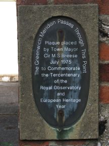 Greenwich Meridian Marker; England; East Sussex; Lewes